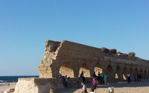 Aqua Duct at Caesarea brought water from Mt. Carmel