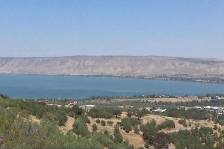 Sea of Galilee and Golan Heights