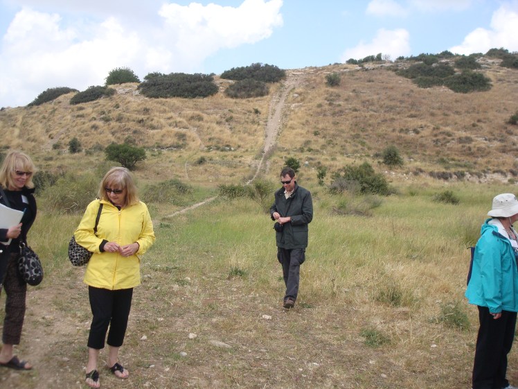 Tour Group at Valley of Elah