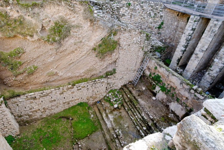 Steps Into Southern Pool of Bethesda (Courtesy of Bible Lands Pictorial Library)