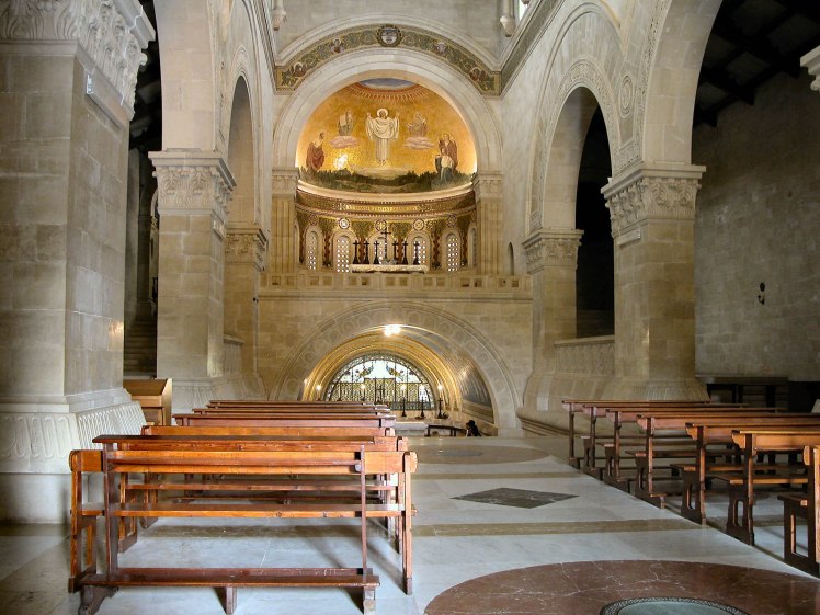 Mount Tabor Basilica of Transfiguration interior, tb032904197
