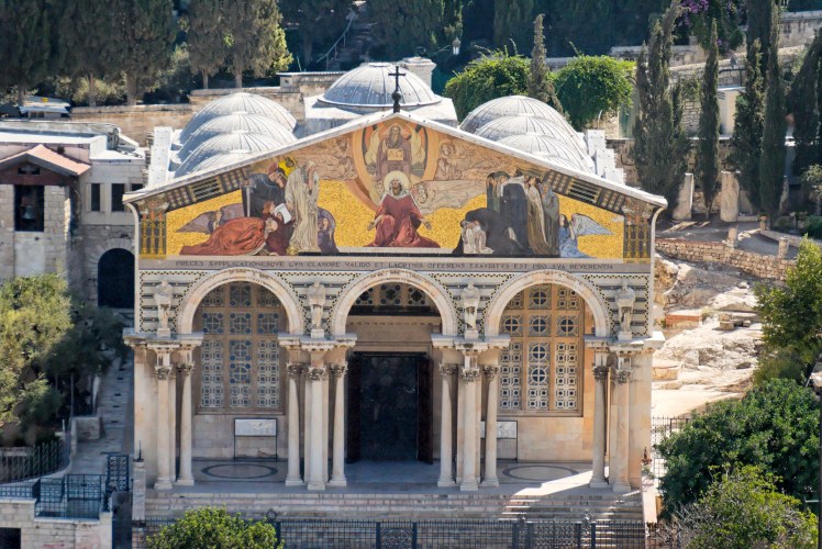 Gethsemane Church of All Nations from west, tb091306245